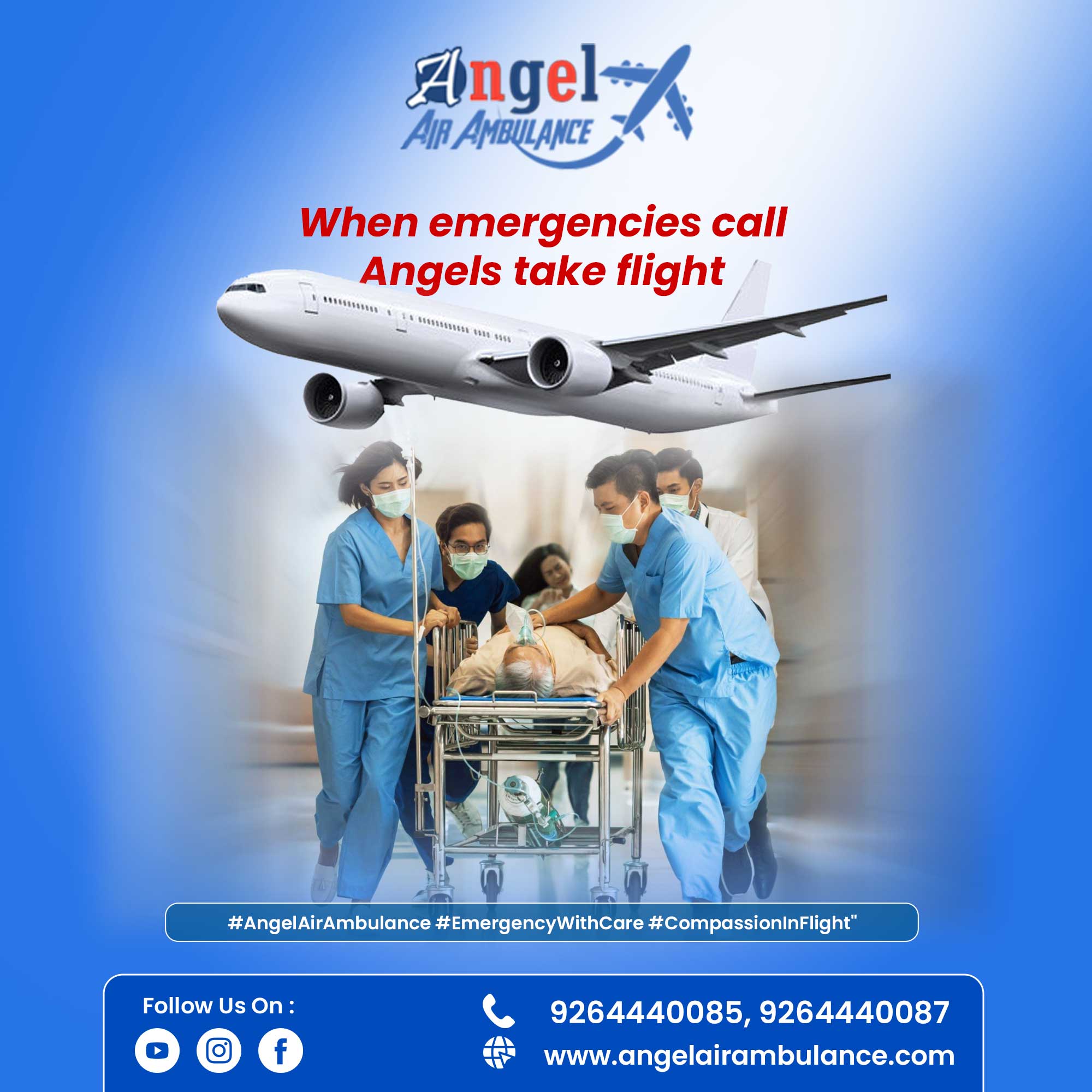 Angel Air Ambulance Service in Patna Aims to Organizing Medical Transportation Services with Advanced Facilities